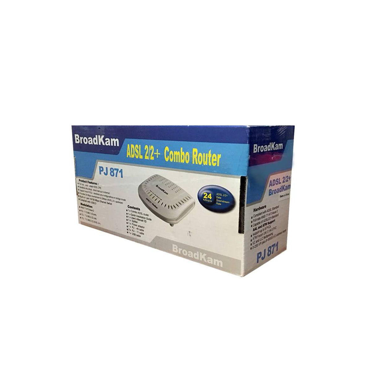 مودم روتر +ADSL2 برادکم مدل PJ871-3